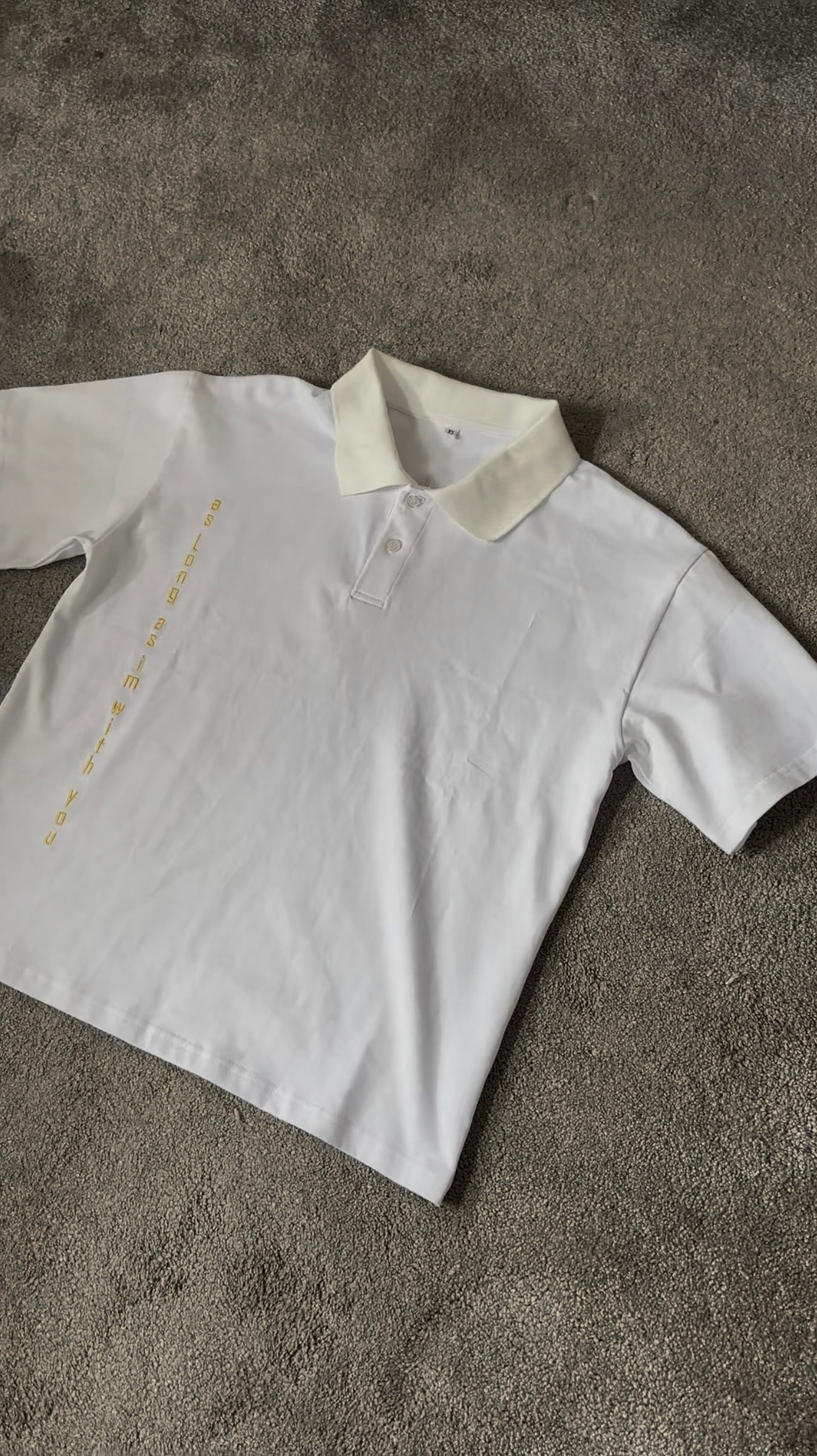 ‘As long as I’m with you’ polo [pre-order]